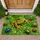 Dewy Green Leaf, Frog and Ladybugs for Nature-Loving Homes and Garden Entryways Doormat - 1