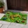Dewy Green Leaf, Frog and Ladybugs for Nature-Loving Homes and Garden Entryways Doormat - 4