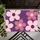 Purple Pink Daisy Flowers for a Fresh Cheerful Home Entryway and Spring Style Doormat - 5