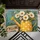 Vintage Daisy Bouquet and Yellow Watering Can for a Cheerful Spring Home Entryway Doormat - 5