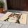Red Glasses Cat Portrait For Quirky Pet Lovers And Playful Home Entryways Doormat - 4