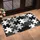 Black And White Jigsaw Puzzle Pieces For Modern Entryways And Playful Home Decor Doormat - 2