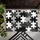 Black And White Jigsaw Puzzle Pieces For Modern Entryways And Playful Home Decor Doormat - 5