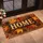 Autumn Leaves, Pinecones and HOME Wood Plaque for Cozy Seasonal Entryway Decor Doormat - 2
