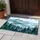 Misty Mountain Forest Landscape for Nature Lovers and Calm Woodland-Inspired Homes Doormat - 4