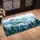 Misty Mountain Forest Landscape for Nature Lovers and Calm Woodland-Inspired Homes Doormat - 2