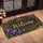 Purple Floral Wreath Welcome Greeting for Cozy Farmhouse Entryway Home Style Doormat - 2