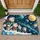 Whimsical Arctic Animal Astronauts Among Planets for Dreamy Space-Themed Home Decor Doormat - 1