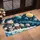 Whimsical Arctic Animal Astronauts Among Planets for Dreamy Space-Themed Home Decor Doormat - 2