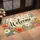 Colorful Wildflower Welcome Lettering for Cheerful Home Entry and Everyday Living Doormat - 2