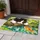 Cute Kitten And Goldfish Cat Lover Entryway Accent For Whimsical Home Decor Gift Idea Doormat - 4