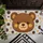 Cute Teddy Bear Face With Golden Cheeks for Cozy Family Home Decor Doormat - 5