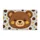 Cute Teddy Bear Face With Golden Cheeks for Cozy Family Home Decor Doormat - 6