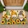 Cheerful Garden Gnomes And Sunflowers For A Bright, Welcoming Farmhouse Home Decor Doormat - 1