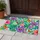 Tropical Hibiscus And Butterfly Garden For Cheerful Indoor Outdoor Home Living Doormat - 4