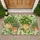 Potted Kitchen Herbs and Greenery for Fresh Farmhouse Cooking and Everyday Home Living Doormat - 1