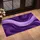 Purple Flowing Ribbon And Violet Swirls For Modern Contemporary Home Entryways Doormat - 2