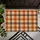 Autumn Beige And Burnt Orange Plaid For Cozy Thanksgiving Country Homes Doormat - 5
