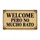 Spanish Welcome Saying with Ornate Black Flourishes for a Playful Entryway Home Doormat - 6
