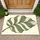 Sage Green Leaf Botanical Decor for Calm Nordic Balcony and Bedroom Living Spaces Doormat - 1