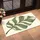 Sage Green Leaf Botanical Decor for Calm Nordic Balcony and Bedroom Living Spaces Doormat - 2