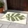 Sage Green Leaf Botanical Decor for Calm Nordic Balcony and Bedroom Living Spaces Doormat - 4
