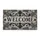 Vintage Welcome Plaque with Ornate Scrollwork for a Warm Traditional Home Entryway Doormat - 6