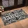 Vintage Welcome Plaque with Ornate Scrollwork for a Warm Traditional Home Entryway Doormat - 2