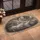 Fluffy Gray Cat Resting Cozy Home Accent for Cat Lovers and Calm Living Spaces Doormat - 2