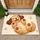 Laughing Golden Puppy Belly-Up for Cozy Bedroom Charm in Dog-Loving Homes Doormat - 1