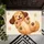 Laughing Golden Puppy Belly-Up for Cozy Bedroom Charm in Dog-Loving Homes Doormat - 5