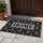 Charcoal And Gray Vintage Lattice Home Entryway Accent For Traditional Homeowners Doormat - 4