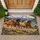 Four Running Horses Across Mountain Valleys for Rustic Western Country Home Style Doormat - 1