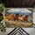 Four Running Horses Across Mountain Valleys for Rustic Western Country Home Style Doormat - 5