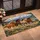 Four Running Horses Across Mountain Valleys for Rustic Western Country Home Style Doormat - 2