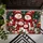 Snowman Family with Red Hats and Gifts for a Cheerful Christmas Winter Holiday Home Doormat - 5