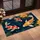 Three Koi Fish and Lotus Blooms for Serene Japanese Inspired Home Living Doormat - 2