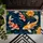 Three Koi Fish and Lotus Blooms for Serene Japanese Inspired Home Living Doormat - 5