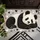 Heart Panda With Scattered Hearts for Cozy Pet-Loving Homes and Thoughtful Gift Giving Doormat - 5