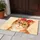 Orange Cat with Red Polka-Dot Scarf and Glasses for Cozy Cat-Loving Home Decor Fans Doormat - 4