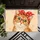 Orange Cat with Red Polka-Dot Scarf and Glasses for Cozy Cat-Loving Home Decor Fans Doormat - 5