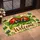 Two Scarlet Ladybugs on Green Leaves for Cheerful Spring Entryway and Nature Lovers Doormat - 2