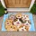 Playful Tongue-Out Cat Faces for Cheerful Entryway Décor for Cat Lover Families Everywhere Doormat - 1