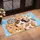 Playful Tongue-Out Cat Faces for Cheerful Entryway Décor for Cat Lover Families Everywhere Doormat - 2