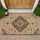 Persian Medallion Bohemian Motif for Eclectic Homes and Vintage Inspired Spaces Doormat - 1