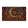 Celestial Crescent Moon Eye With Botanical Blooms For Mystical Bohemian Home Style Doormat - 6