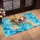 Golden Retriever Swimming in Blue Pool Water for Summer Fun and Happy Dog Lovers Doormat - 2