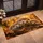 Hedgehog Family in Golden Autumn Light for Cozy Woodland Homes and Nature Lovers Doormat - 2