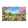 Cherry Blossom Tulip Garden for Springtime Nature Lovers and Floral Home Style Doormat - 6