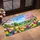 Cherry Blossom Tulip Garden for Springtime Nature Lovers and Floral Home Style Doormat - 2